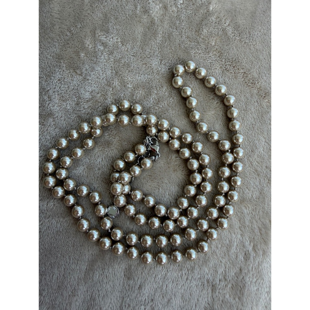Charter Club Faux Pearl‎ Long Knotted Strand Necklace